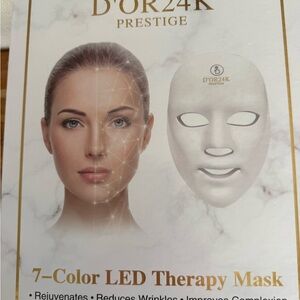 D'OR24K Prestige White LED Therapy Mask 7 colors for different treatment types